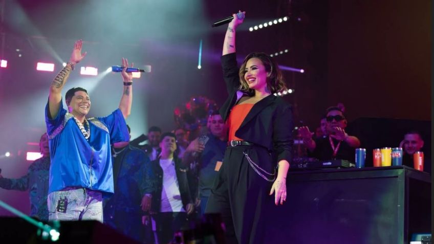 VIDEO: Demi Lovato sacude el escenario con Grupo Firme en Texas; así se vivió el momento
