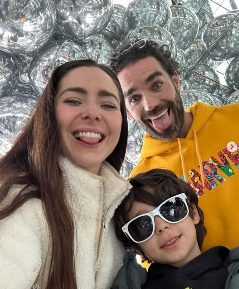 Díaz y Ornellas son padres de un hijo