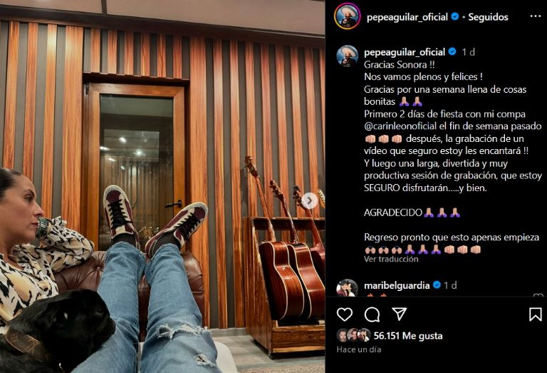 Pepe Aguilar le agradece a Sonora por los bellos días que ha vivido