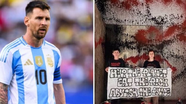 VIDEO: Así quedó la casa de Lionel Messi en Ibiza tras ser vandalizada por activistas
