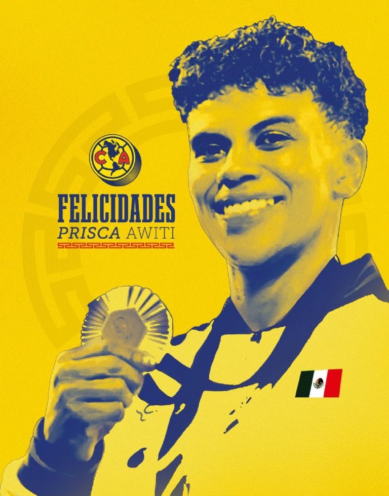 El América felicita a Prisca Awiti