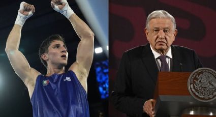 AMLO felicita a Marco Verde por Final en París 2024 y confiesa que él también practica Box