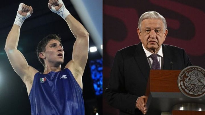 AMLO felicita a Marco Verde por Final en París 2024 y confiesa que él también practica Box