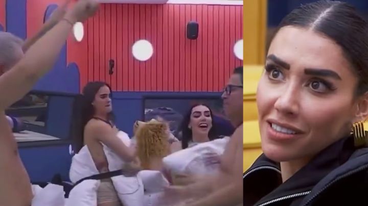 Karime convence a 'Mar' de encuerarse y bailar con almohadas; Mario Bezares se accidenta