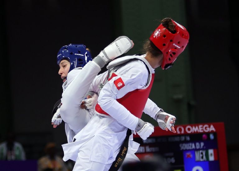 Daniela Souza perdió en su debut olímpico. Fuente: Twitter