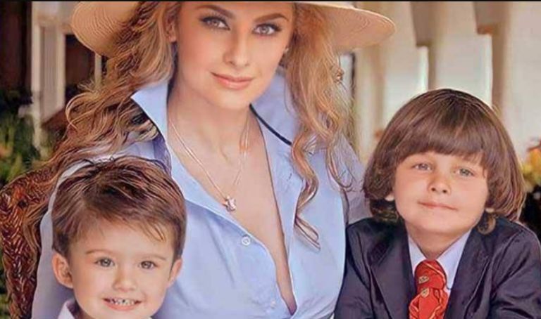 Daniel y Miguel, hijos de los artistas