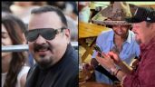 Foto ilustrativa de la nota titulada Pepe Aguilar presume su relación con Christian Nodal: le enseña a usar sombrero charro