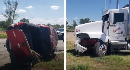 Accidente vehicular en Cajeme: Choque deja dos heridos y cierre temporal de carretera