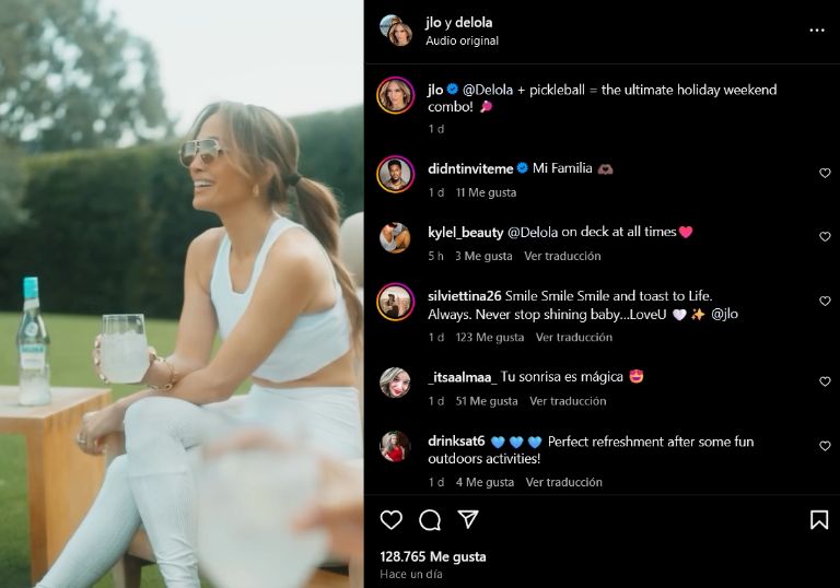Jennifer Lopez disfruta de una tarde con sus amigos