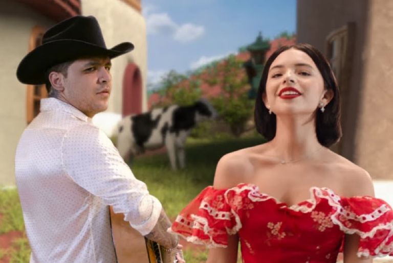 Ángela Aguilar le grita a Christian Nodal a la distancia