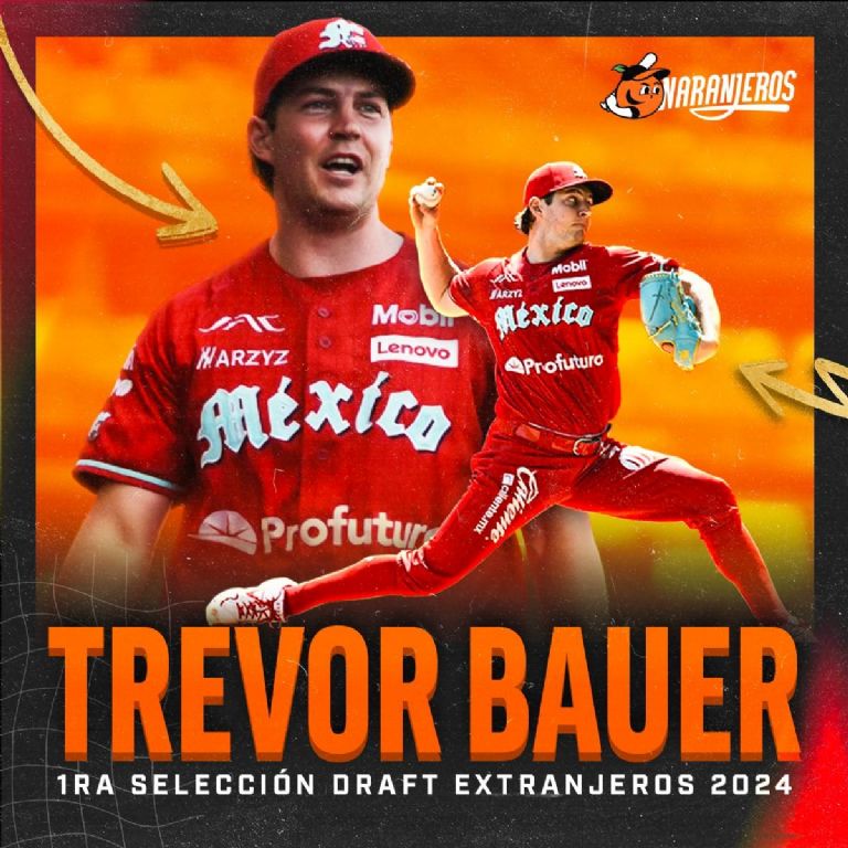 Bauer podría jugar con Naranjeros