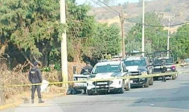 Sicarios abandonan cuerpo con el tiro de gracia