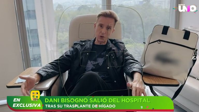 Daniel Bisogno reapareció por primera vez tras trasplante de hígado