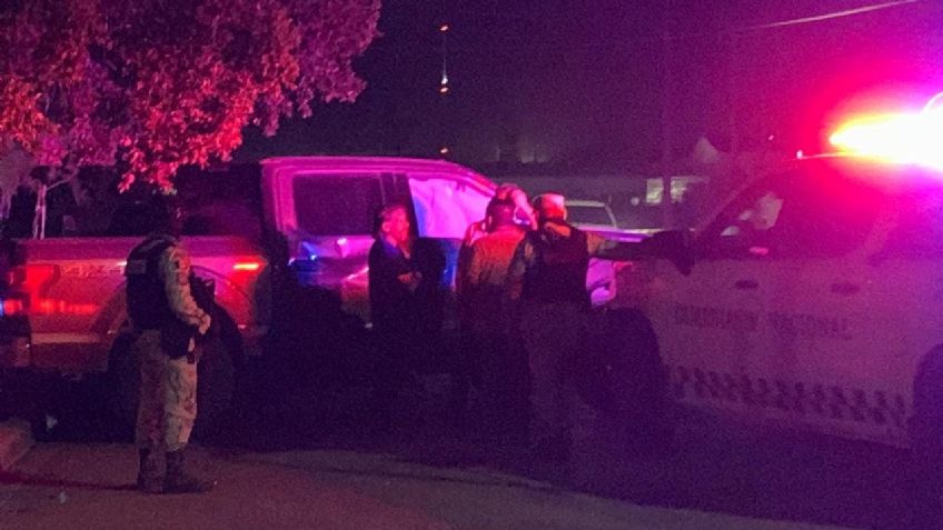 Fuerte accidente en Sonora: Patrulla de la Guardia Nacional choca contra dos vehículos