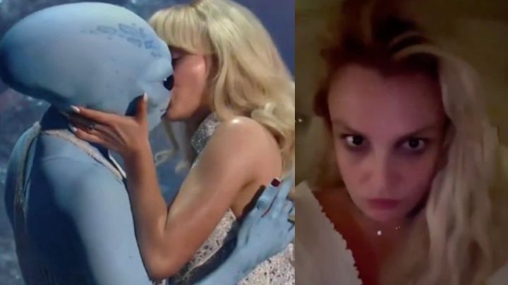 Britney Spears reclama a Sabrina Carpenter besarse con alíen en el escenario de los VMA's