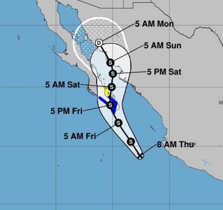 Protección Civil de Cajeme se prepara para posible llegada de ‘Ileana’