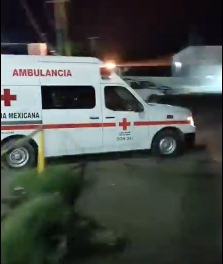 Autoridades se movilizan por fuerte choque en Ciudad Obregón, Sonora. Foto: Facebook
