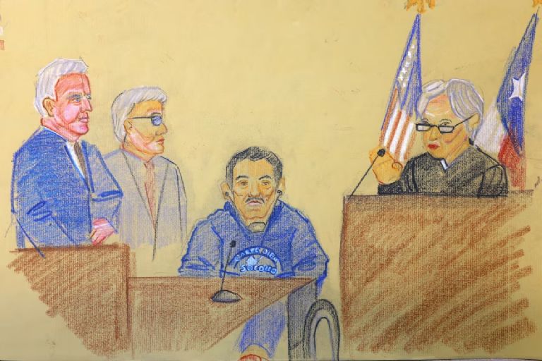 Ismael 'El Mayo' Zambada tuvo su primera audiencia en un tribunal de Nueva York. Foto: Twitter