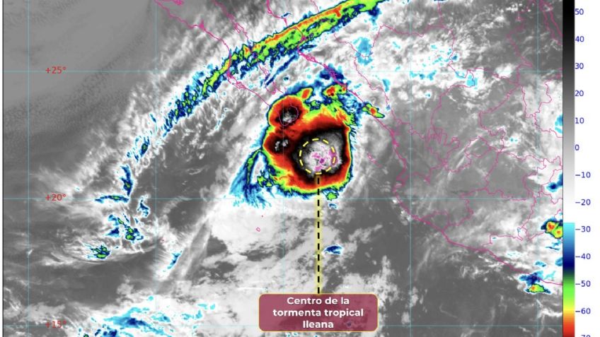 Conagua: Tormenta Tropical 'Ileana' impacta HOY viernes 13 de septiembre; estados afectados