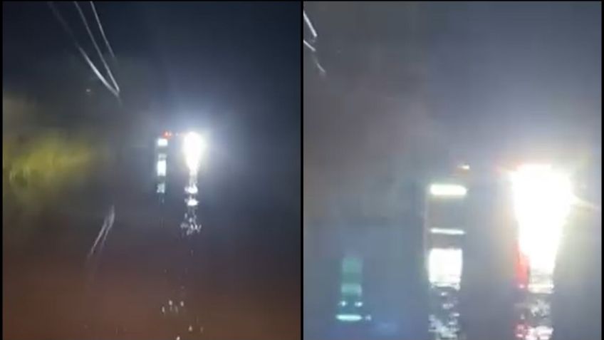 VIDEO: 16 personas quedan varadas en Río Yaqui; intentaron cruzar en un camión