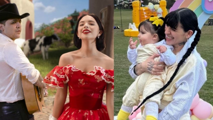 Cazzu y Christian Nodal festejan con gran fiesta el primer año de Inti, sin Ángela Aguilar