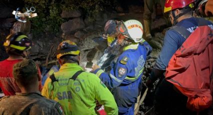 Emergencia en Jilotzingo: Rescatan a seis personas en los escombros del cerro desgajado