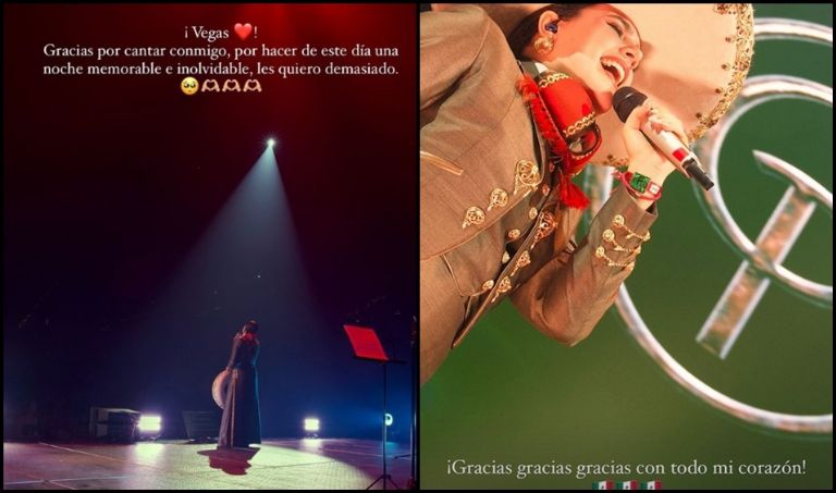 Camila Fernández reacciona al error que cometió al cantar el Himno Nacional