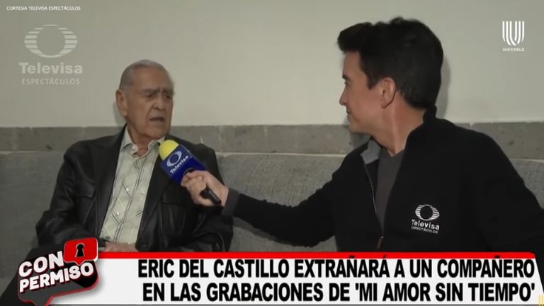 Eric del Castillo, triste por la muerte de José Elías Moreno en novela