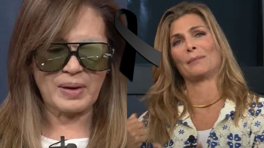 Llanto en Televisa: Montserrat Oliver aparece de luto; Yolanda Andrade sufrió repentina muerte