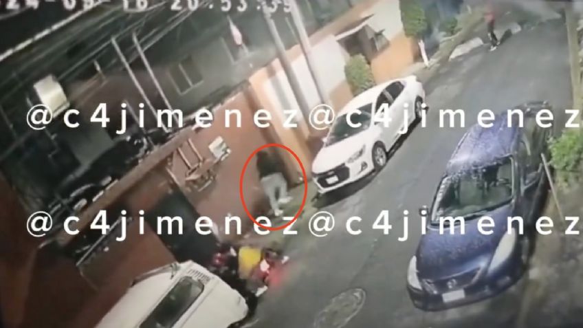 FUERTE VIDEO: Frente a su familia, sicario mata a balazos a un hombre en Iztapalapa