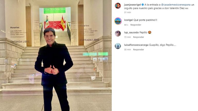 Pepillo Origel está de vacaciones en España