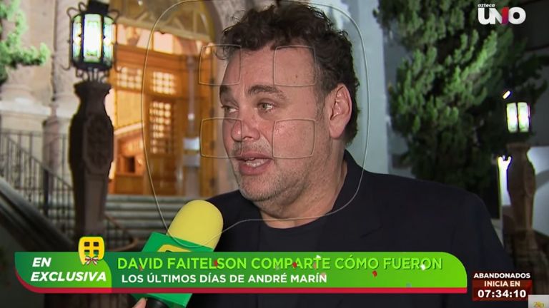 Faitelson se conmovió hasta las lágrimas al recordar a André