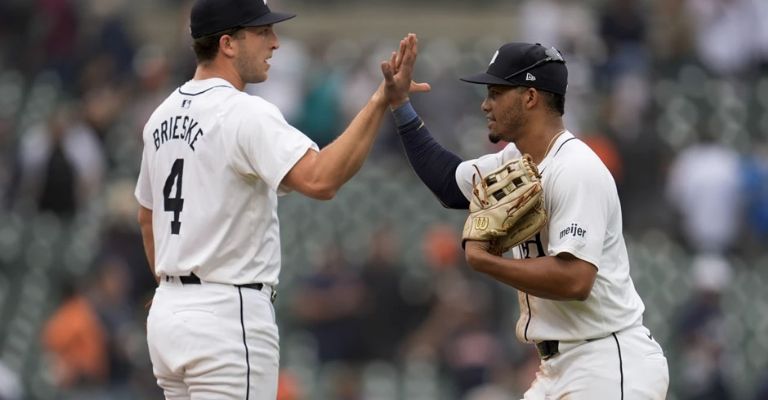 Brieske festeja con Wenceel Pérez