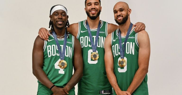 Los campeones olímpicos con Estados Unidos