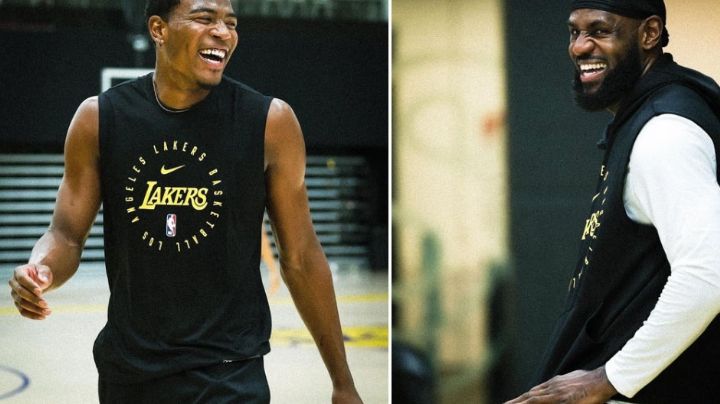LeBron James y su hijo se preparan para una temporada histórica con Lakers