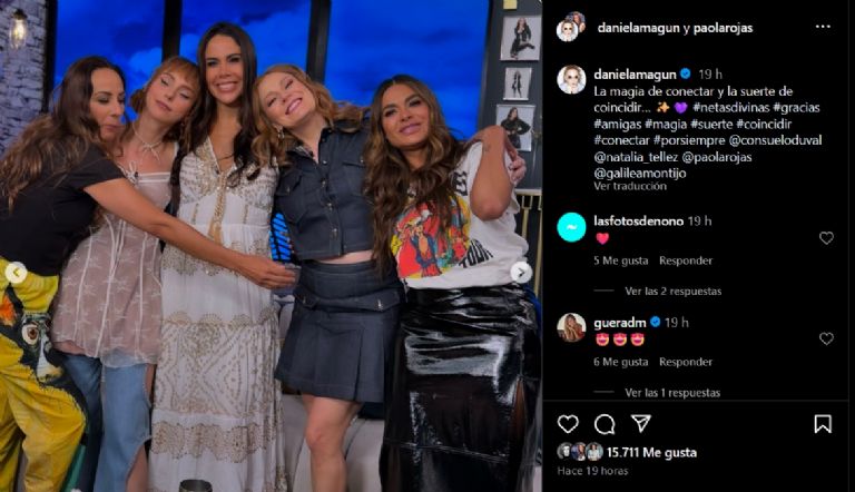 Daniela Magun se despide de Paola Rojas