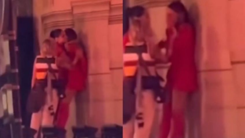 Filtran VIDEO de Belinda en llanto tras caída en el desfile de L'Oreal; actriz la consuela