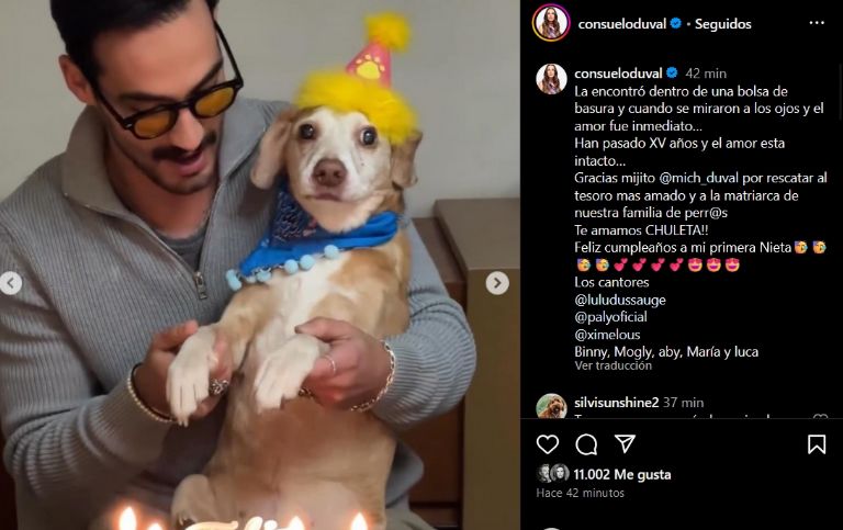 Consuelo Duval celebra los XV años de su nieta 