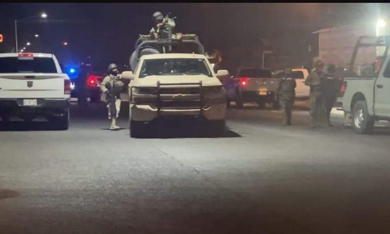 Autoridades se movilizan por balacera en Ciudad Obregón. Foto: Facebook