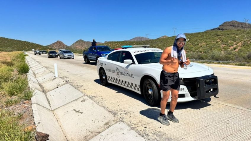 Joven atleta logra hazaña: Recorre a pie 120 kilómetros de Hermosillo a San Carlos