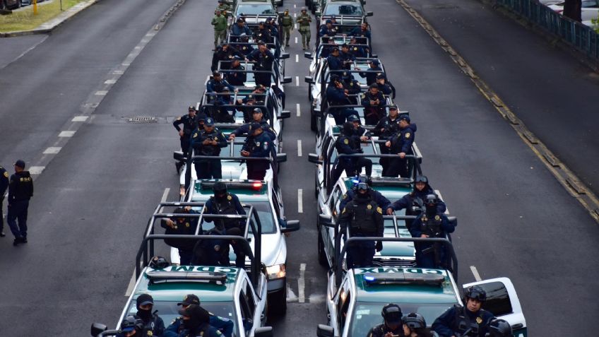 Crisis de seguridad: Implementan mega operativo en la alcaldía Cuauhtémoc