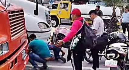 Fatídico accidente: Motociclista muere arrastrado por Tráiler en la México-Texcoco