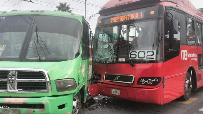 Precaución: Accidente en San Juan de Aragón deja 10 víctimas; camión chocó contra Metrobús