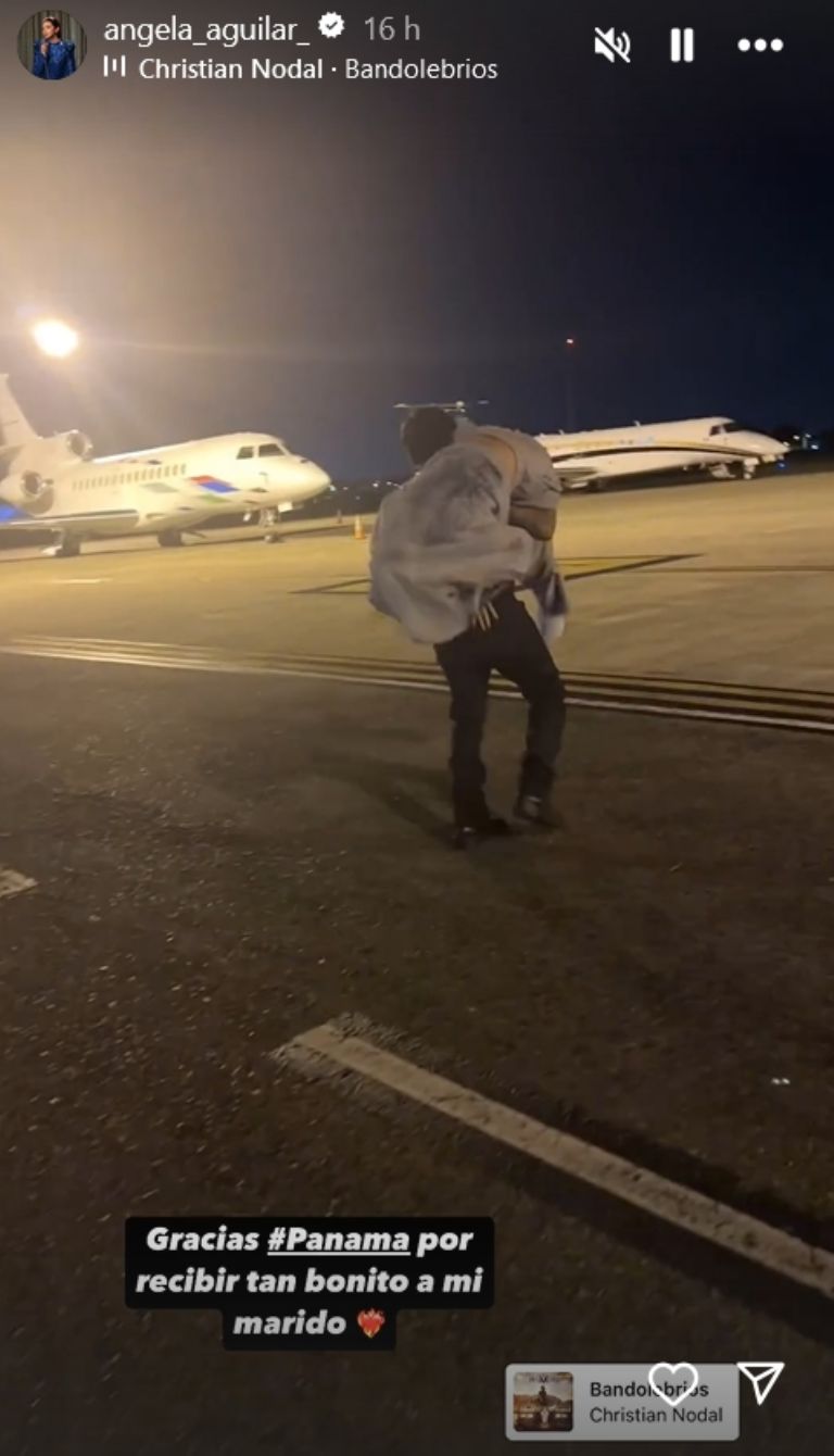 Ángela Aguilar y Christian Nodal en Panamá 