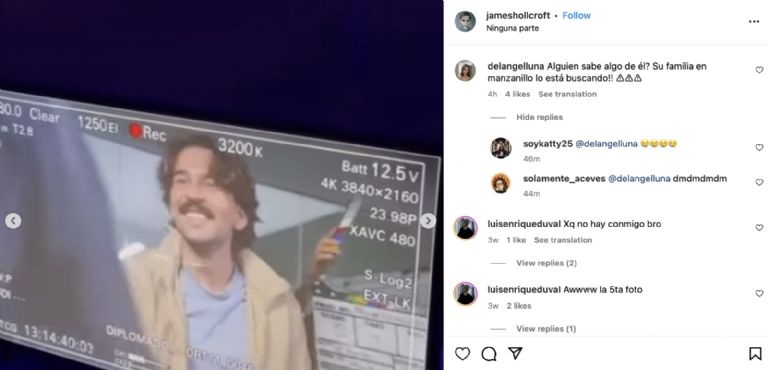 Instagram @jameshollcroft