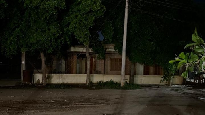 Vecinos de la calle Ramón Corona en Navojoa se encuentran a oscuras