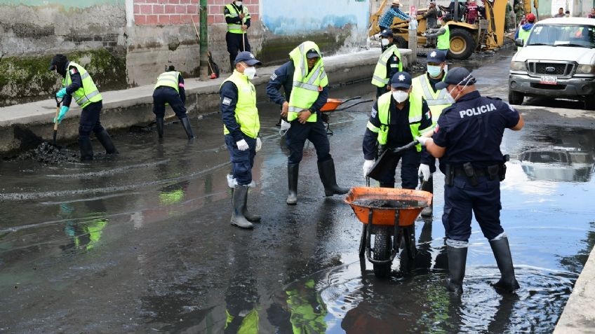 Se acaba la emergencia: Declaran terminadas las inundaciones en Chalco y preparan clases