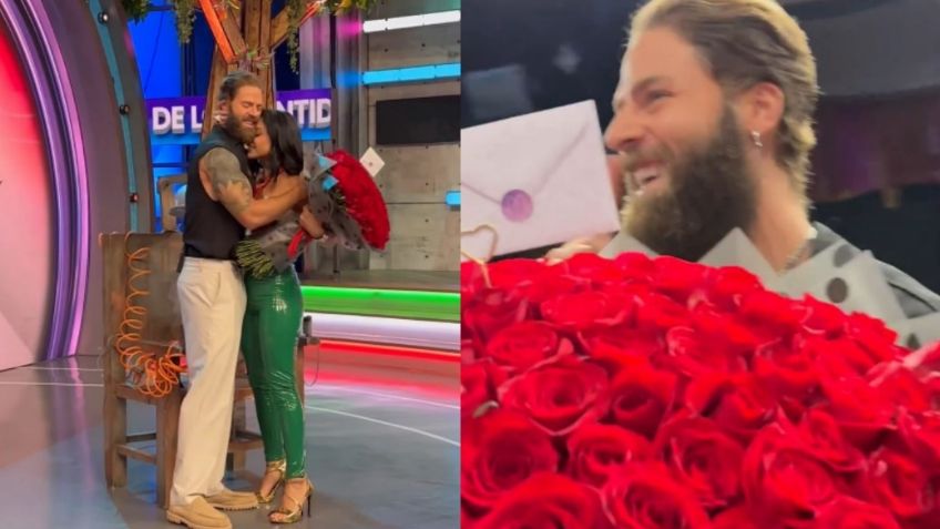 Jorge Losa visita de sorpresa a Ferka en 'Venga la Alegría'; le lleva gran ramo de rosas