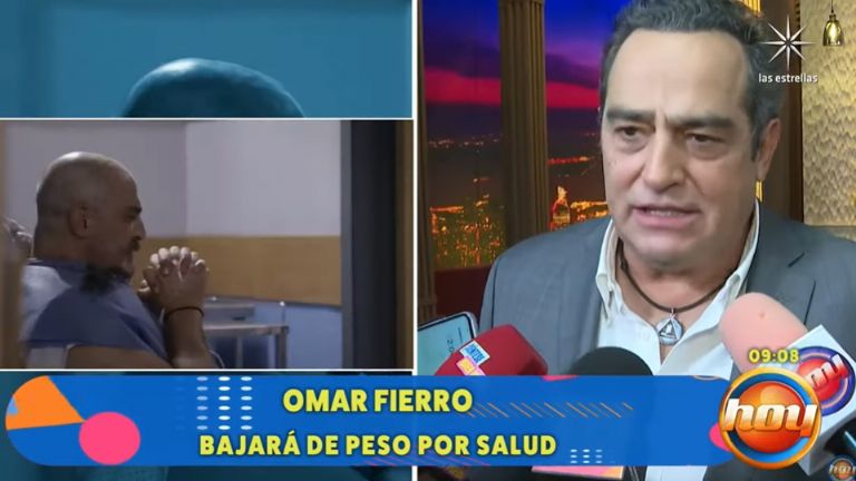 Omar Fierro quiere bajar más de peso