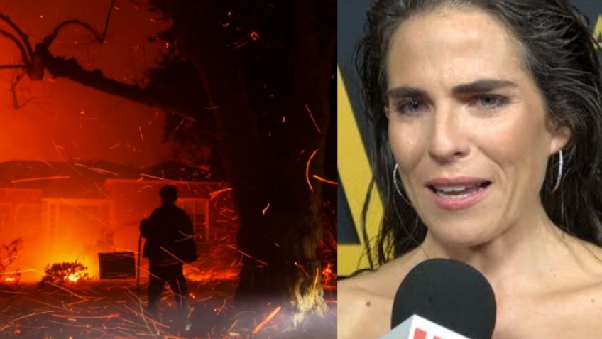 Devastada, Karla Souza llora al perder su casa por incendios en California; da trágica notica